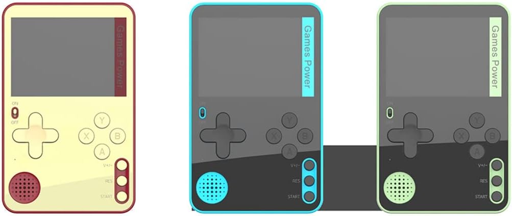 Console de Jeu Portable, écran 2,4 Pouces, Batterie Rechargeable 500 MAh, Console de Jeu Portable, Plusieurs Jeux, Mini Console de Jeu Rétro, Console de Jeu Vidéo Rétro Présente pour Enfants