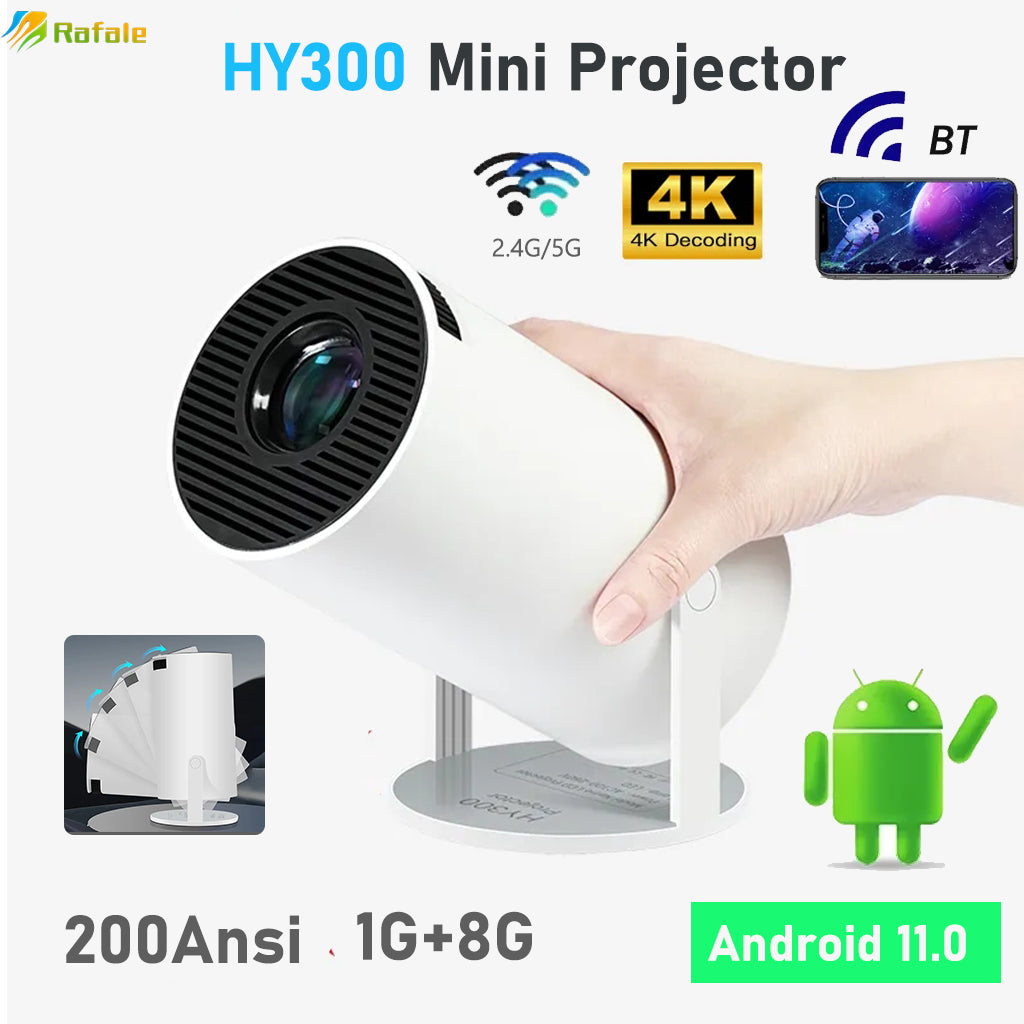 Projecteur datashow androir netflix, google play, amazon prime hy300 1280*780