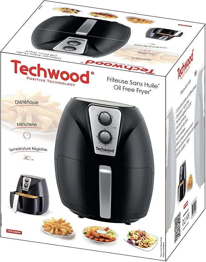 Friteuse Sans Huile 3L 1300W Techwood TFR-306SH المقلاة الكهربائية الاحترافية بدون زيت SASHOPDZ