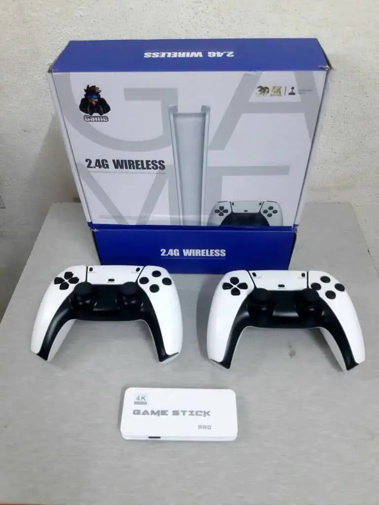 Game Stick PRO 4K 64 Go HDMI + 2 Manettes Sans Fil/20000 jeux intégrés SOUQQY