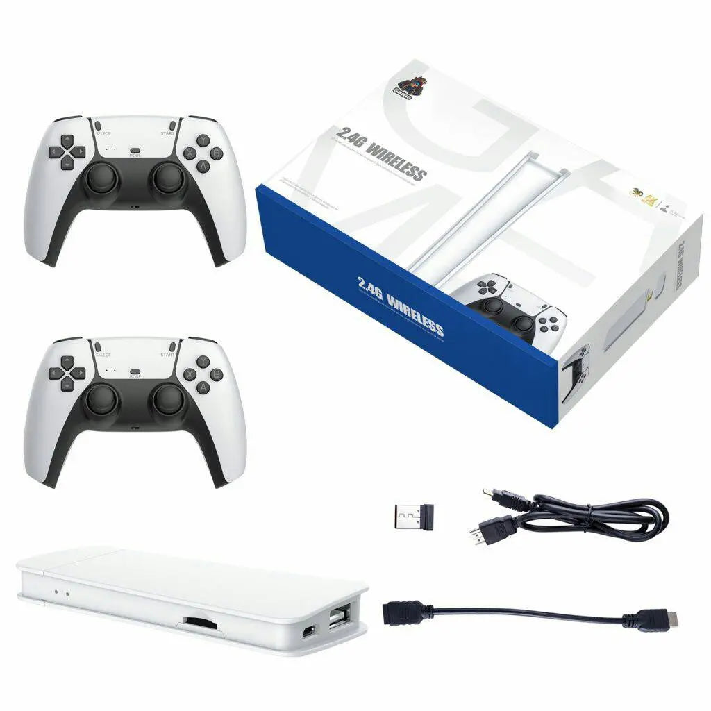 Game Stick PRO 4K 64 Go HDMI + 2 Manettes Sans Fil/20000 jeux intégrés SOUQQY