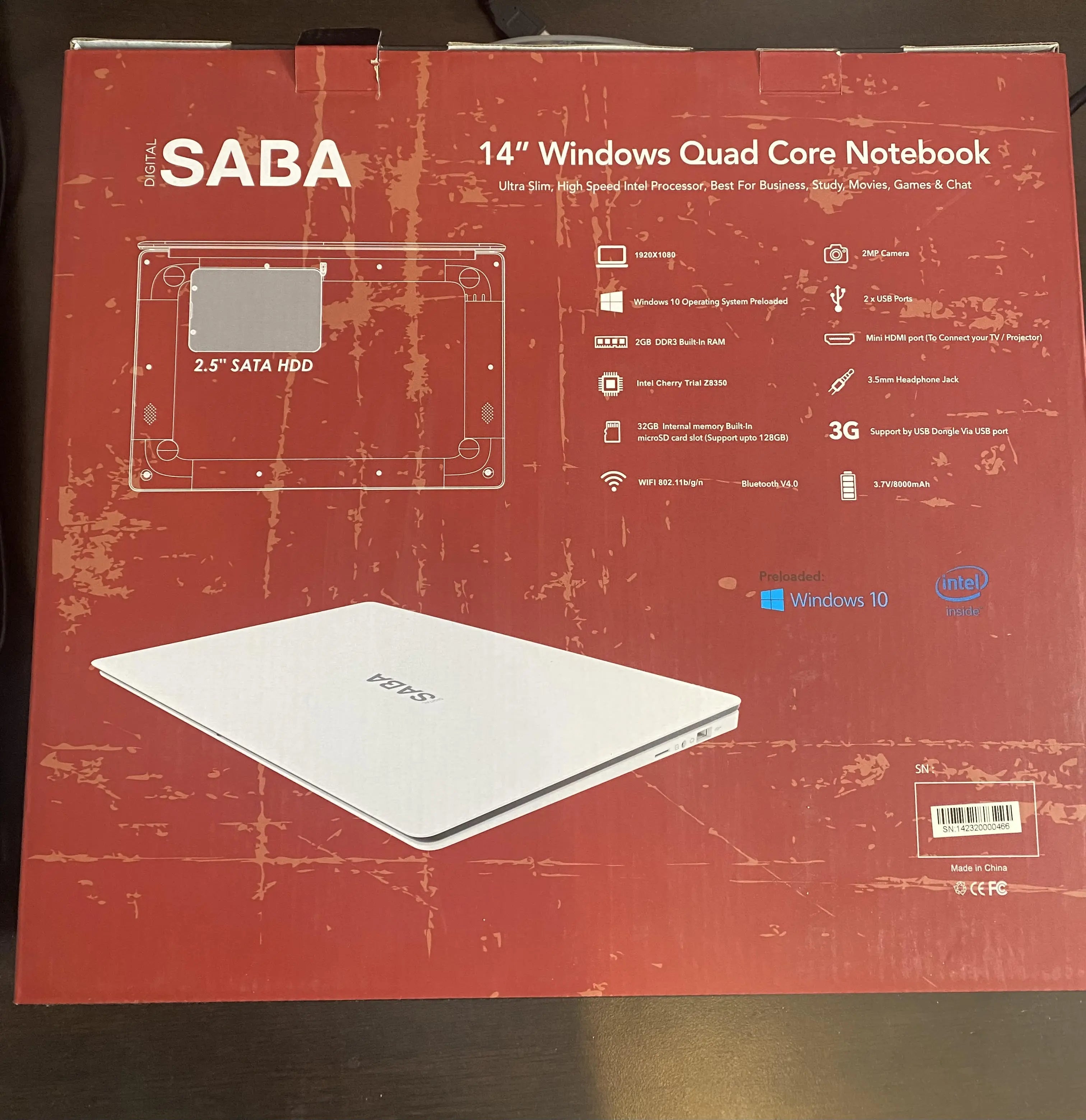 Saba Computer PC Portable Computer SABA حاسوب محمول neuf جديد SASHOPDZ