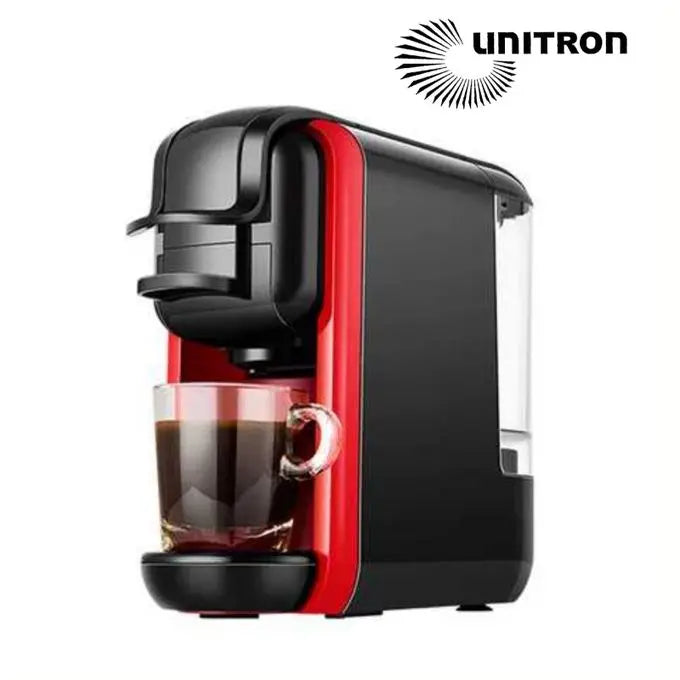 UNITRON Machine À Capsules - 3 En 1 - Dolce Gusto / Nespresso / Poudre - AC-514K ماكينة صنع القهوة 3 في واحد (كابسولات+قهوة مطحونة + دولتشي جوستو) SASHOPDZ