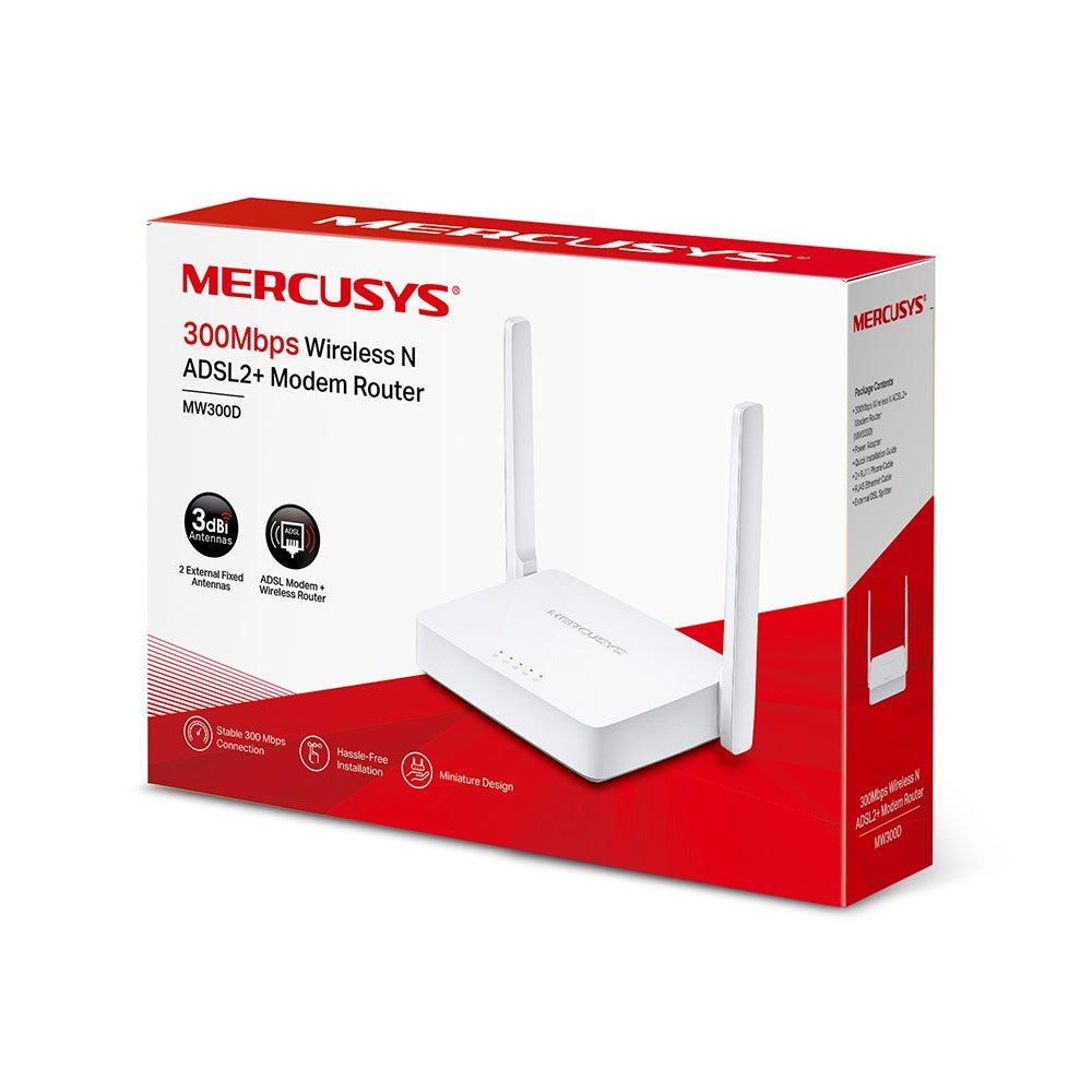 Modem Routeur ADSL2+ WiFi N 300 Mbps
